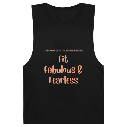 Mom on a Mission Fit, Fabulous, and Fearless Barnard Tanks