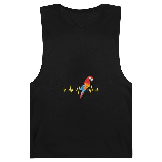 Macaw Heart Beat Parrot lover Macaws Parrots Barnard Tanks