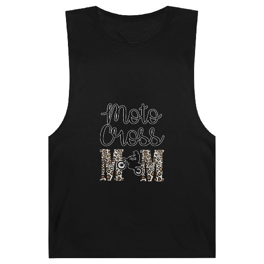 Moto X Motocross Mama Mom Racing Dirtbike Race Day Barnard Tanks