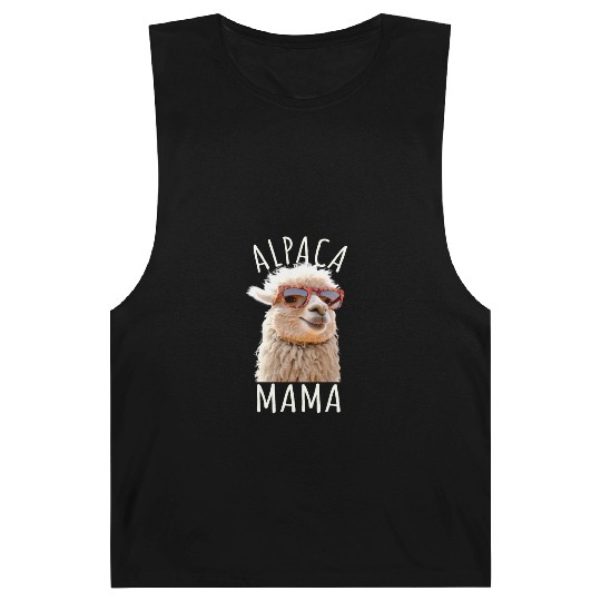 Alpaca Mama Alpaca Mom Llama Mother Mothers Day Barnard Tanks