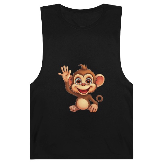 Cute Monkey for Kids for a Kid Barnard Tanks