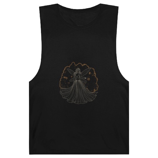 Fairy Barnard Tanks, Fairycore Fairy Forest Trees Grunge