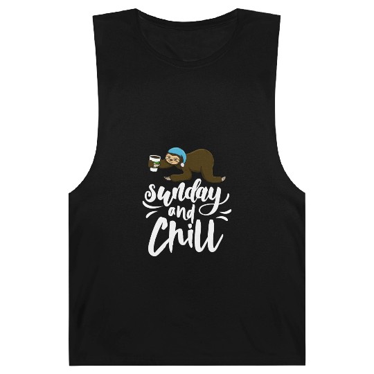 Sunday and Chill Sloth Barnard Tanks
