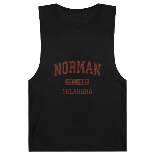 Norman Oklahoma Ok Athletic Sports Barnard Tanks
