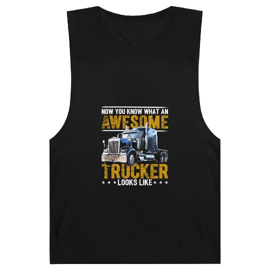 Awesome Trucker Big Rig Semi-Trailer Truck Driver Barnard Tanks