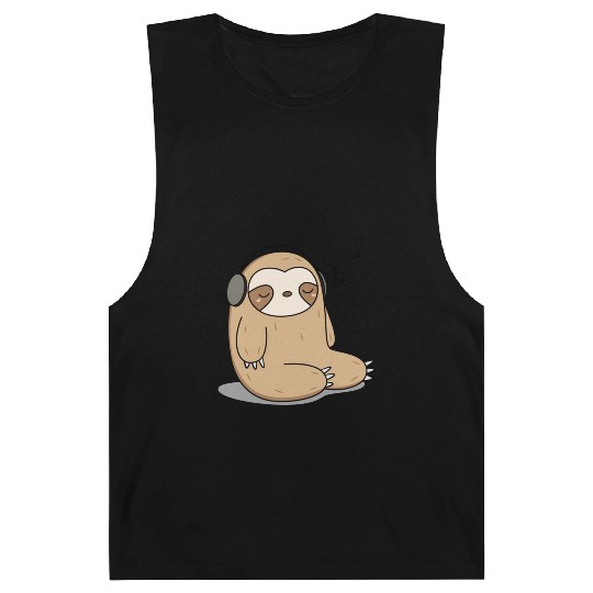 Music Sloth Barnard Tanks