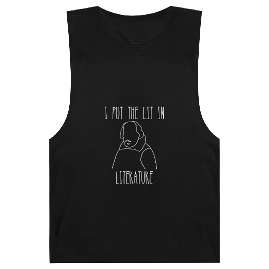 Funny english literature teacher slogan Barnard Tanks