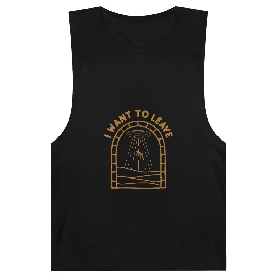 I Want To Leave Alien Lover Ufo S Day Barnard Tanks