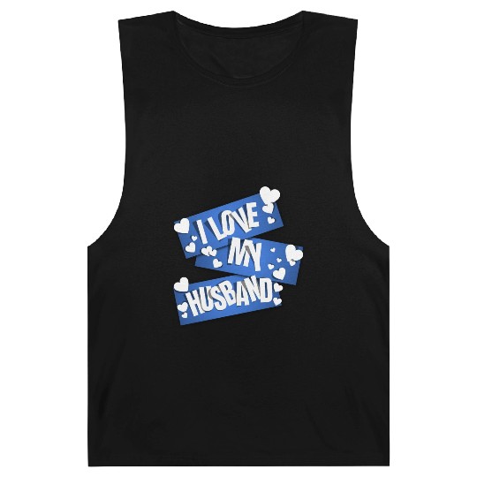 I Love My Husband Barnard Tanks