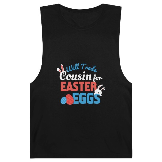 Will Trade Cousin Happy Easter Bunny Ears Eggs Hun Barnard Tanks