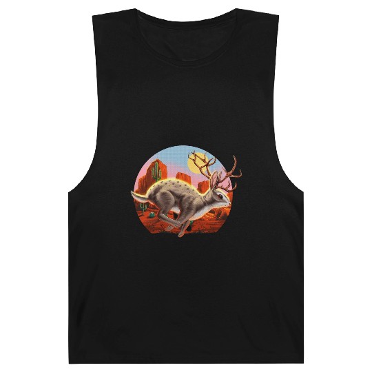 Jackalope Cryptid Rabbit Barnard Tanks