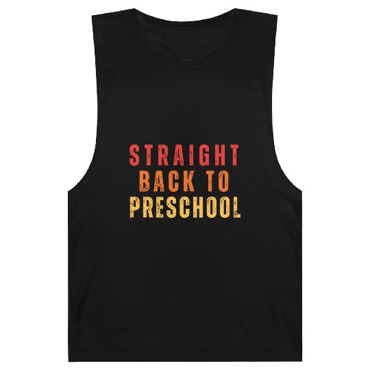 Preschool Teacher Back to school in retro vintage Barnard Tanks