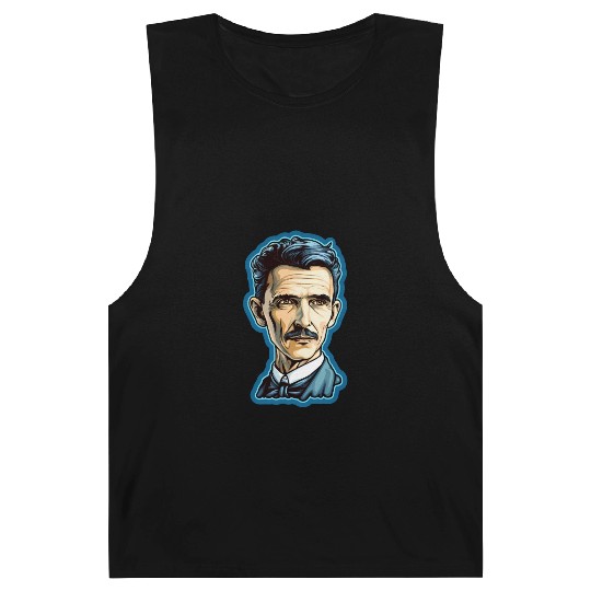 Nikola Tesla Physics Nerd Geek Barnard Tanks
