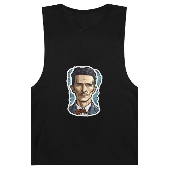 Nikola Tesla Physics Nerd Geek Barnard Tanks