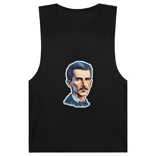 Nikola Tesla Physics Geek Nerd Barnard Tanks