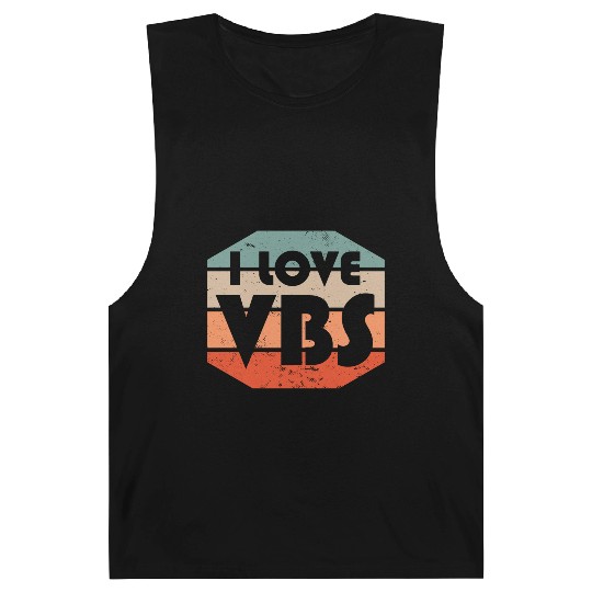 I Love VBS Summer Camp Vacation Bible School Crew Barnard Tanks
