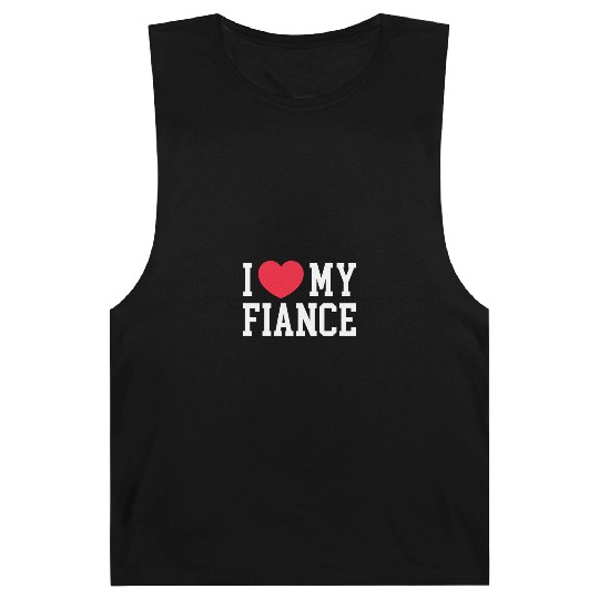 I Love My Fiance Barnard Tanks