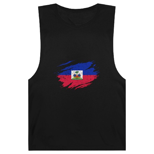 Haitian Flag Haiti Pride Roots Barnard Tanks