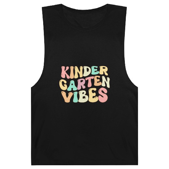 Groovy Kindergarten Vibes Barnard Tanks