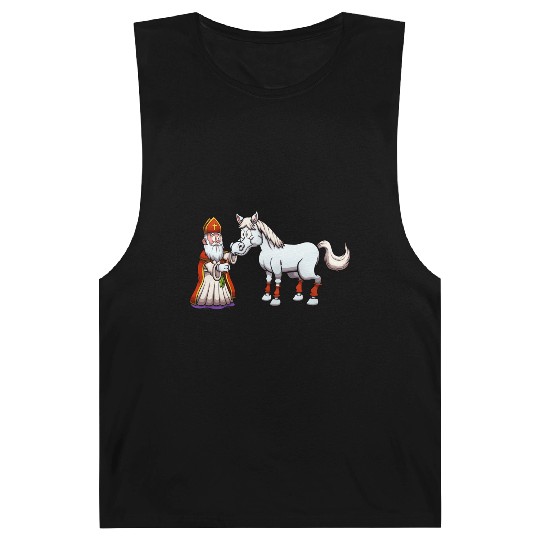 Saint Nicholas Feeding His Horse Barnard Tanks