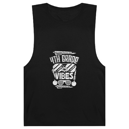 4th Grade Vibes Only Back to School Barnard Tanks