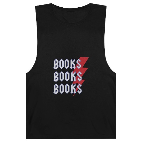 Reading Teacher Cool Books Thunderbolt Men Women Barnard Tanks