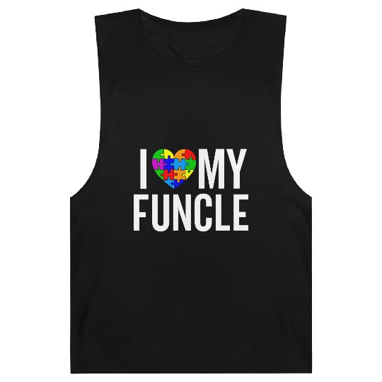 I Love My Funcle Barnard Tanks