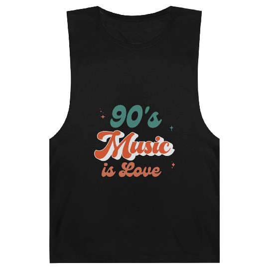 90s Music Is Love Music Is Life 90s Music Lover Barnard Tanks