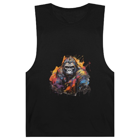 Stoic Gorilla. Quiet Power, Graffiti Style. Barnard Tanks