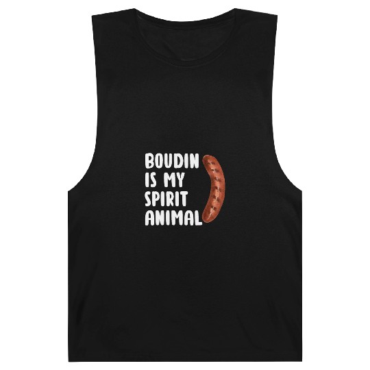 Boudin is My Spirit Animal, Funny Louisiana Cajun Barnard Tanks