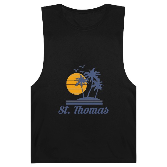 Saint St Thomas Caribbean Island Beach Barnard Tanks