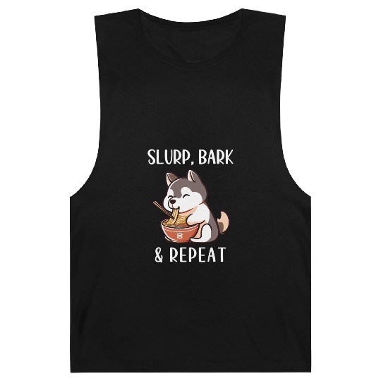 Husky Slurp Bark Repeat Dog Barnard Tanks