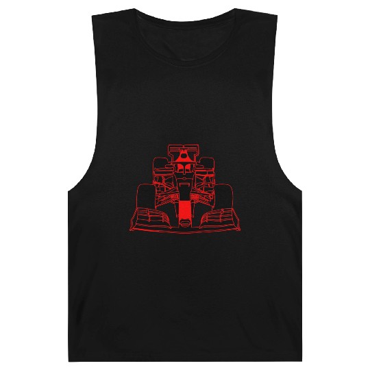 Race car formula racing car red Barnard Tanks