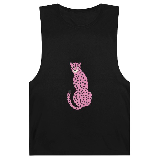 Pink Cheetah Barnard Tanks