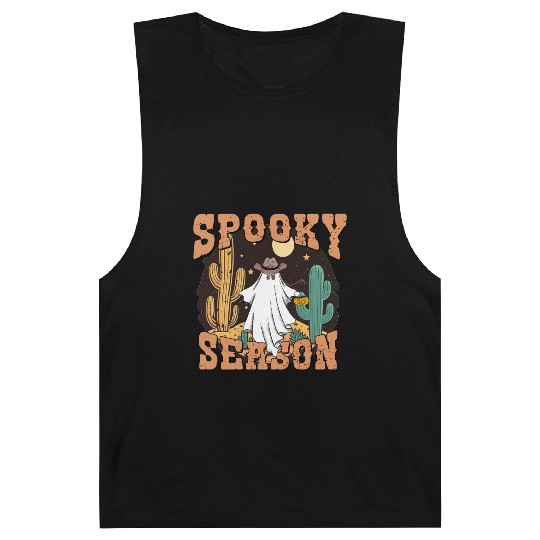 Spooky Season Western Ghost Halloween Barnard Tanks