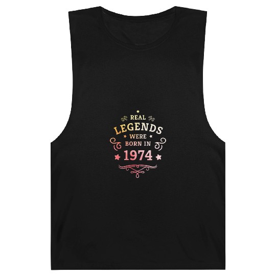 Real Legends were born in 1974 50th Birthday Gift Barnard Tanks
