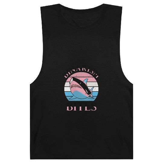Shark Lover Transgender Pride Flag Trans LGBT Barnard Tanks