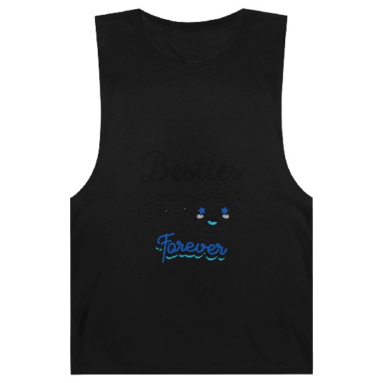 Besties , Friendship Day Gift, Tea Lover Friends Barnard Tanks