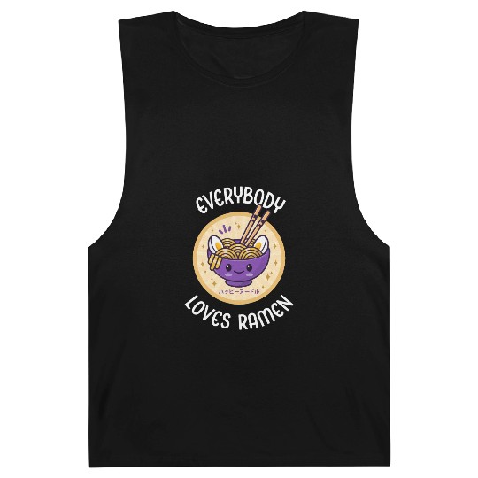 Kawaii Noodles Bowl Everybody Loves Ramen Purple Barnard Tanks