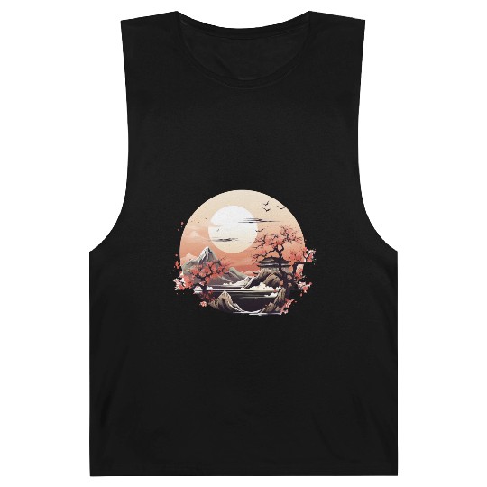 Serenity in Sakura Barnard Tanks
