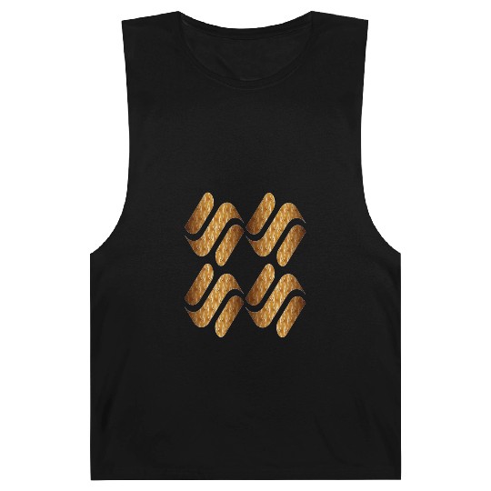 My rose gold Barnard Tanks slogan for girls