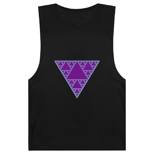90s Triangle of Teal and Purple Barnard Tanks