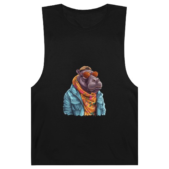 Graffiti Hippo. Heavyweight Strength. Barnard Tanks