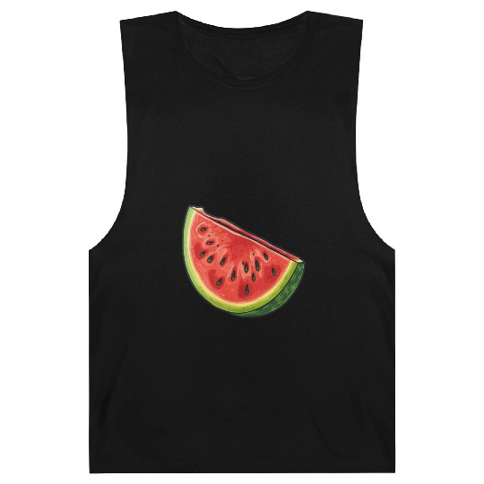 Watermelon Slice - Sweet Summer Vibes Barnard Tanks