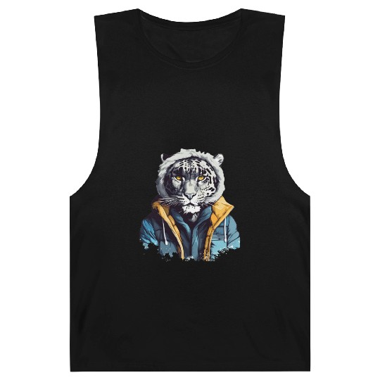 Street Style Snow Leopard | Leopard Lovers Barnard Tanks