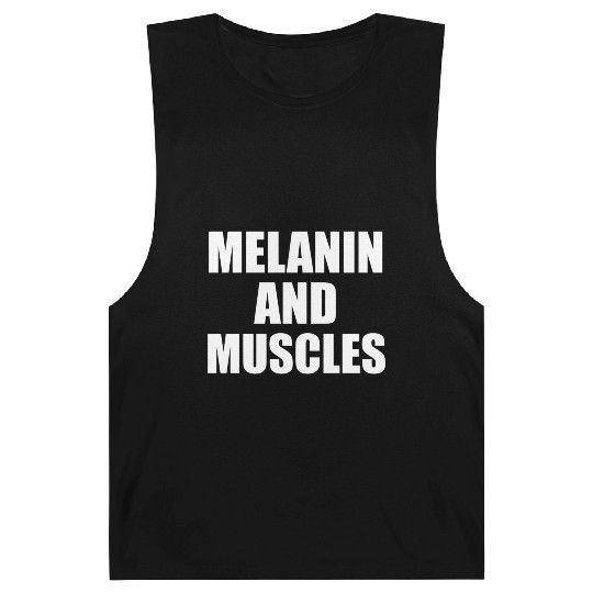Melanin And Muscles Black Is Beautiful Workout Gym Barnard Tanks