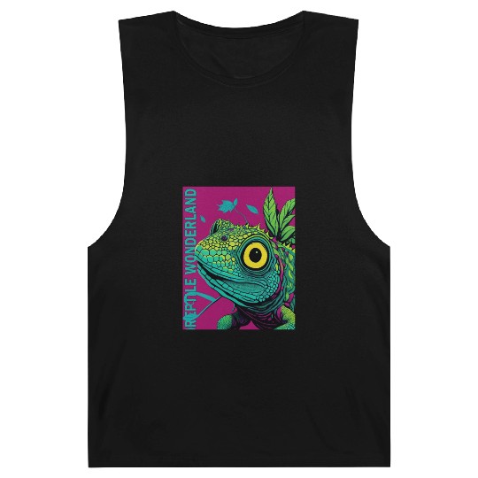 Psychedelic Reptile Wonderland Retro Designs 7 Barnard Tanks