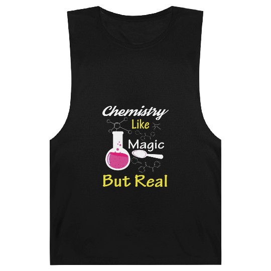 Chemistry Like Magic But Real Teacher Gift Barnard Tanks