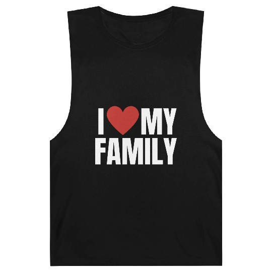 I Love My Family Gathering Reunion Celebration Barnard Tanks