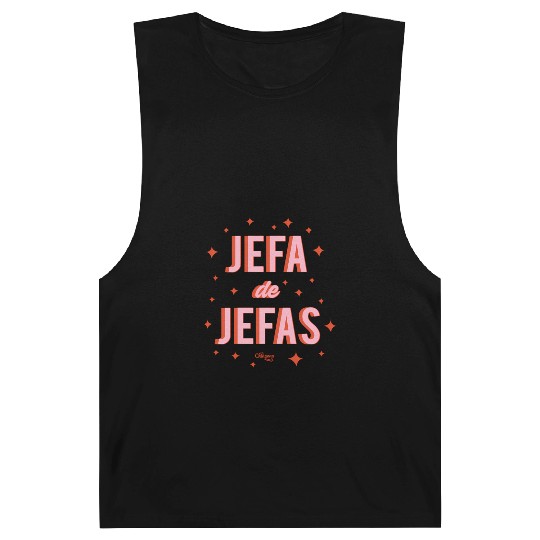 Chingona Inc Jefa De Jefas Blue Small Barnard Tanks